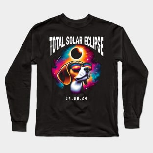 Beagle Eclipse Discoveries: Unique Tee with Loyal Beagle Pals Long Sleeve T-Shirt